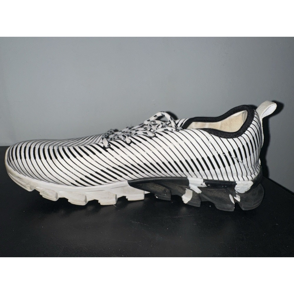 Meinianguan Athletic Shoes Men's White and Black Striped Size 11 Eur/44 - Picture 7 of 11